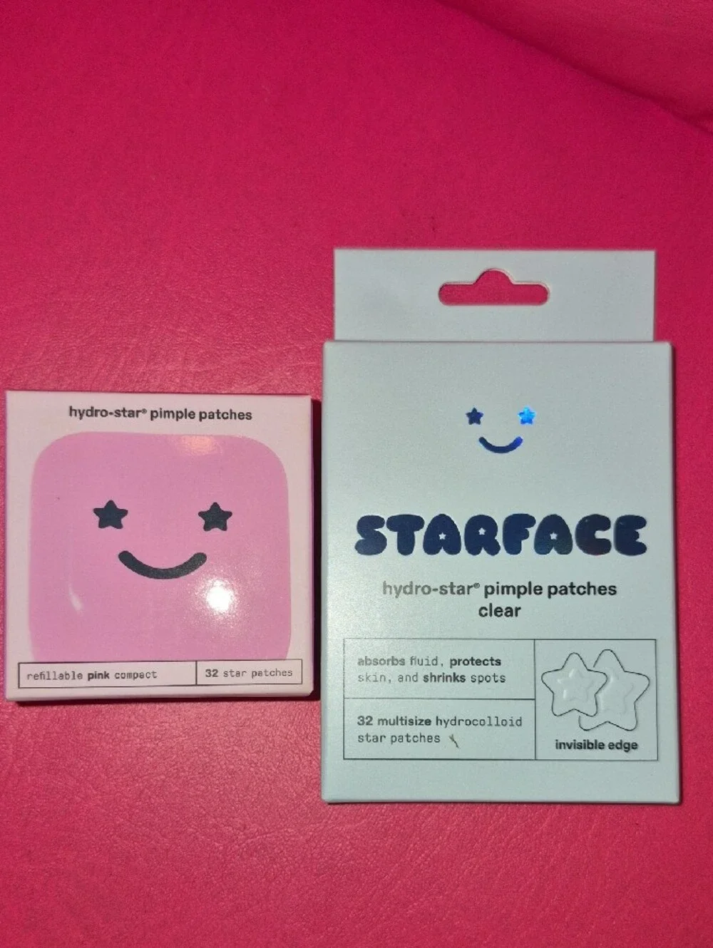 Hydro-Star Pimple Patches - Clear & Pink